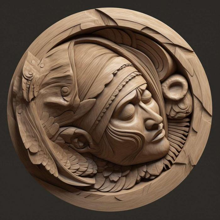 نموذج ثلاثي الأبعاد لآلة CNC 3D Art 